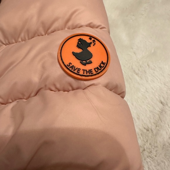 Save The Duck Light Pink Puffer Vest - Picture 6 of 6
